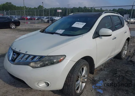 2010 Nissan Murano Le z USA, uszkodzony, nr VIN JN8AZ1MU3AW020680